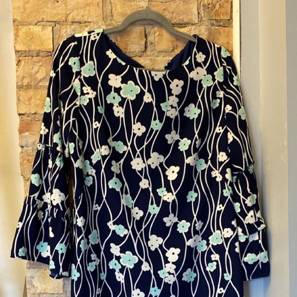 Talbots Bell Sleeve Shift dress size 10